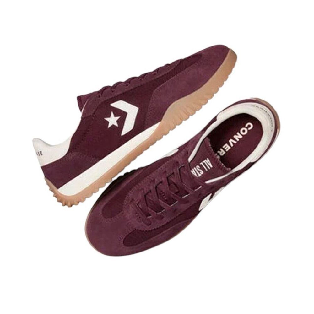 New Women’s Converse Run Star Trainer Lifestyle Sneakers Ox Burgundy A13360C - Picture 7 of 8